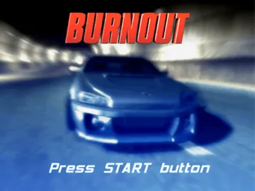 Burnout screen shot title